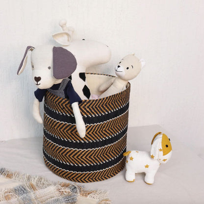 Raffia Laundry Basket
