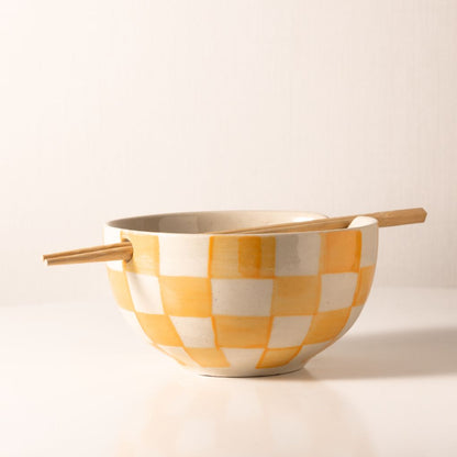 Ela - Ramen/Noodle Bowl with Chopstick Holder