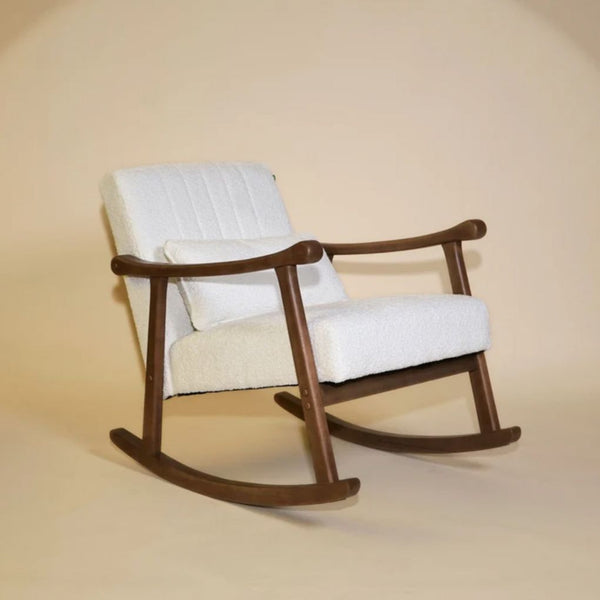 Bouclé Rocking Armchair | Colours Available