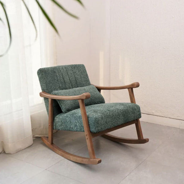 Bouclé Rocking Armchair | Colours Available