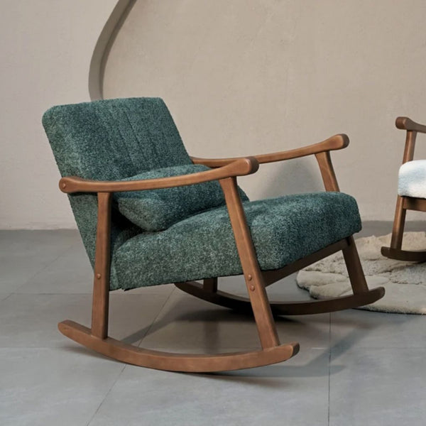 Bouclé Rocking Armchair | Colours Available