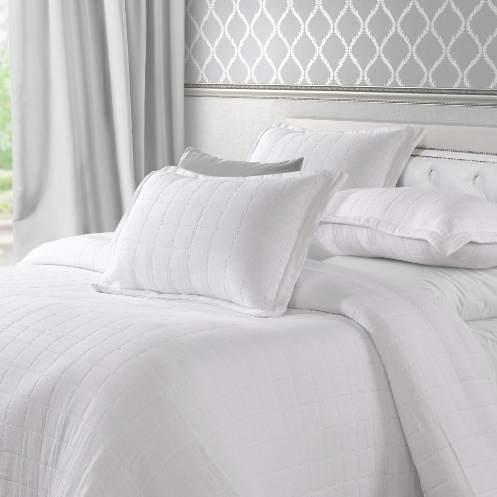 Mac Bedspread Set Of 3 | Cloud White
