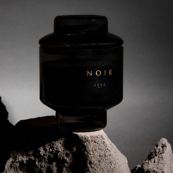 Noir Scented Glass Candle | Sizes Available