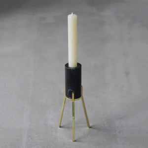 Fyre Large Candle Holder - Black