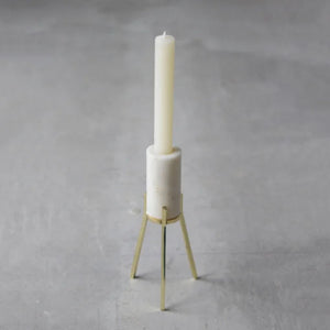 Fyre Large Candle Holder - White