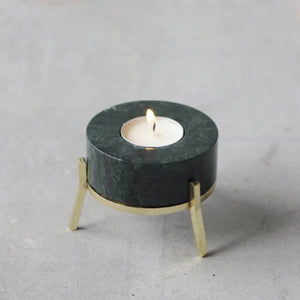 Fyre Small Candle Holder - Green