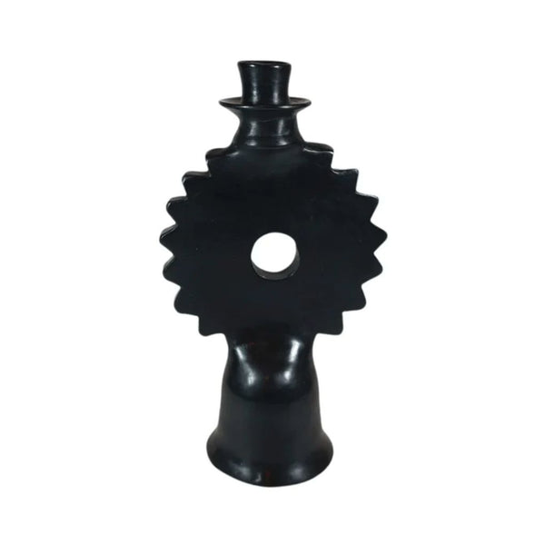 Sun Candle Holder - Black