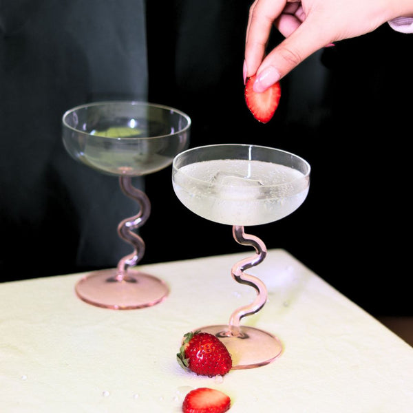 Swirl Cocktail Glass