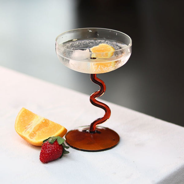 Swirl Cocktail Glass
