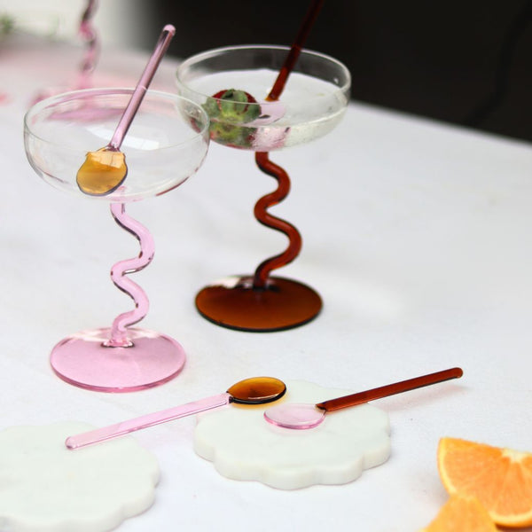 Swirl Cocktail Glass