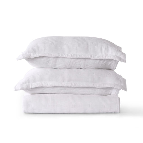Cambric Bedspread Set Of 3 | Cloud White