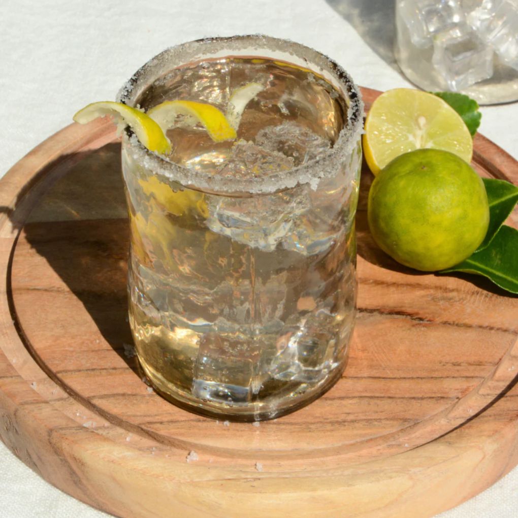 Popyuli handblown glassware with earthy tones for modern tablescapes