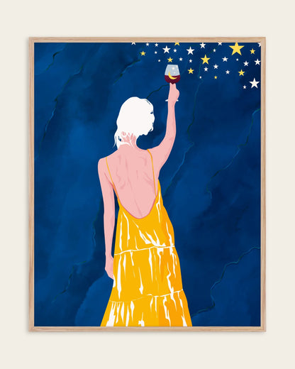Pour Me Some Magic — Figurative wall art print