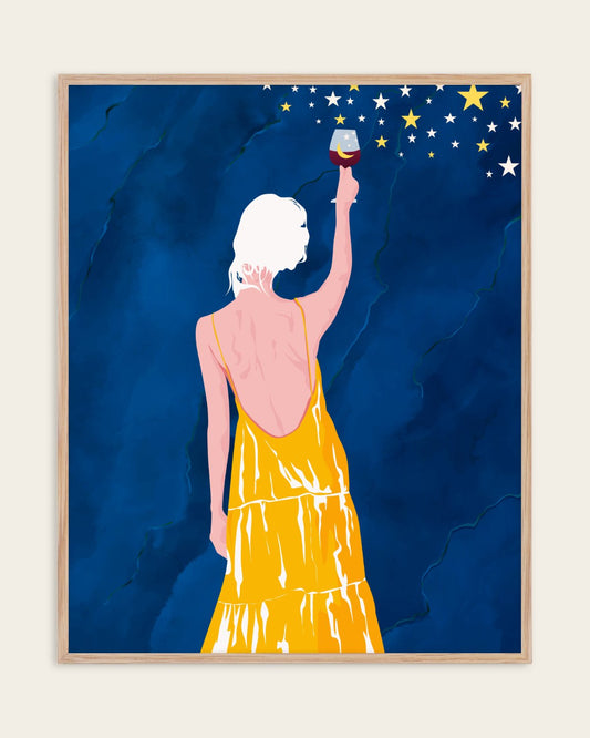 Pour Me Some Magic — Figurative wall art print