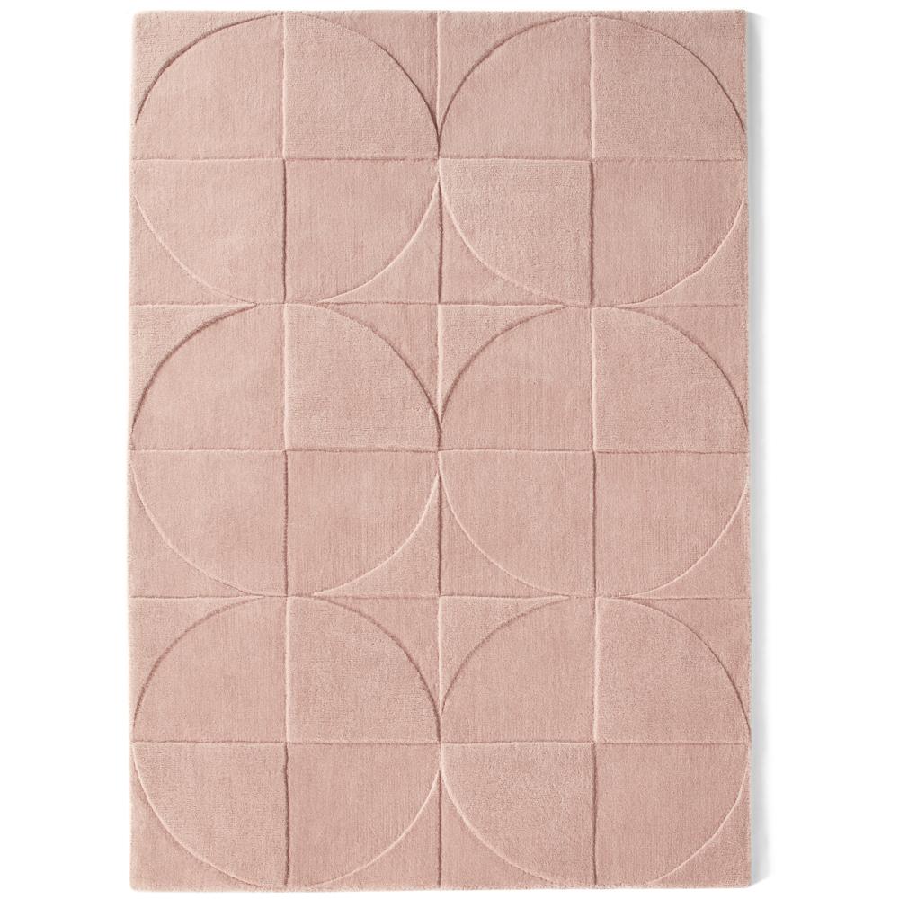Round Square Rug - Blush Pink