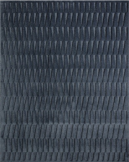 Teal Wool Rug | Popyuli