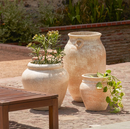 Rustic Capri Planter | Beige