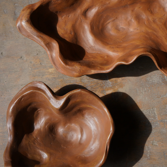 Terracotta Wabi Sabi Organic Bowl
