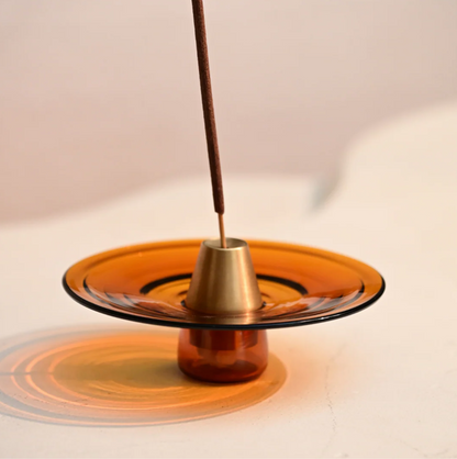 Amber Incense Holder