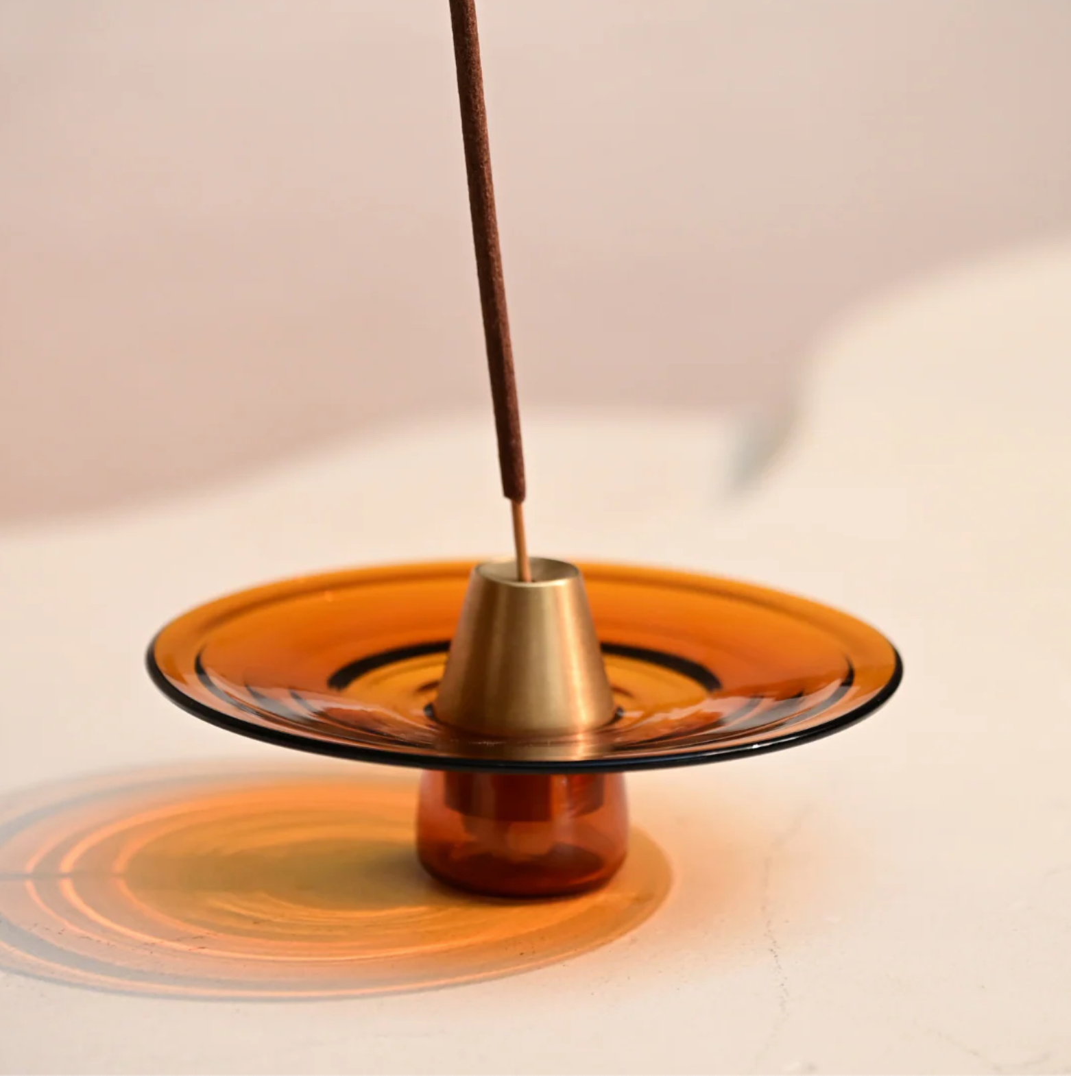 Amber Incense Holder