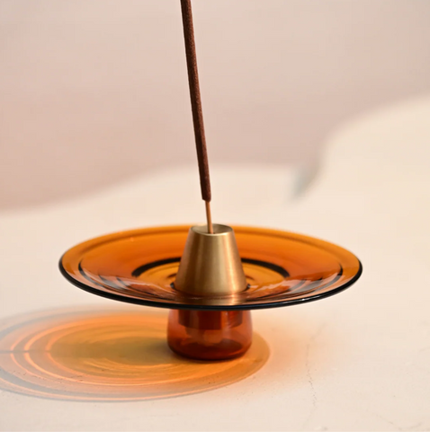 Amber Incense Holder
