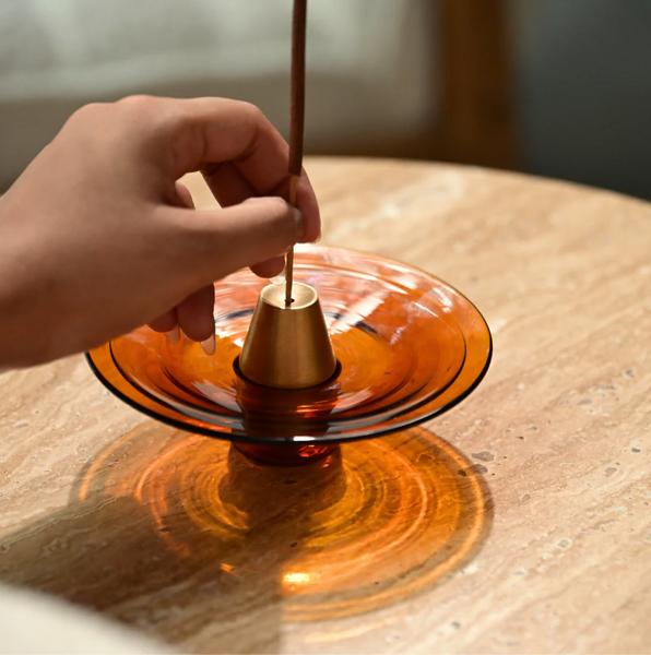 Amber Incense Holder