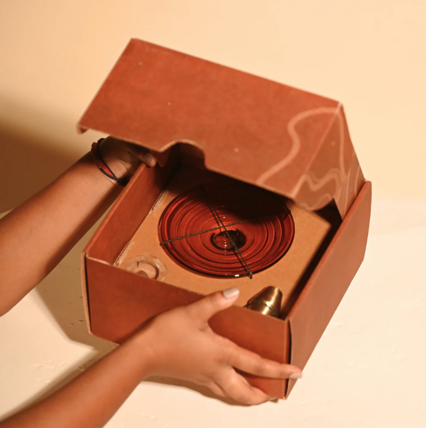 Amber Incense Holder