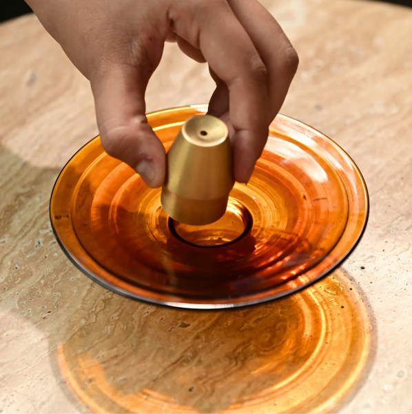 Amber Incense Holder