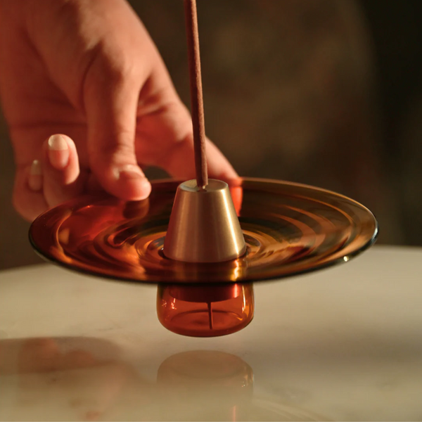 Amber Incense Holder