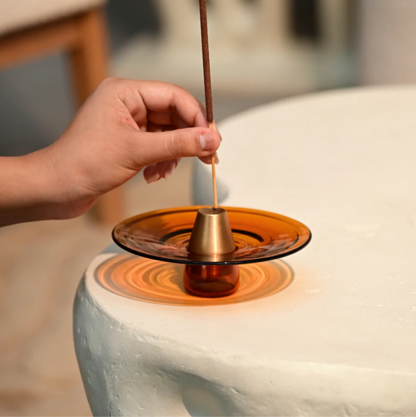 Amber Incense Holder