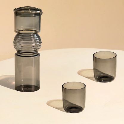 Handblown Coil Glass Carafe