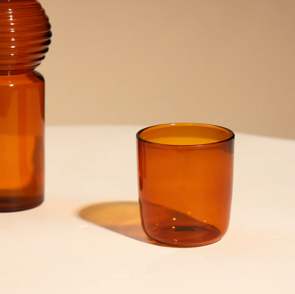 Handblown Coil Glass Carafe