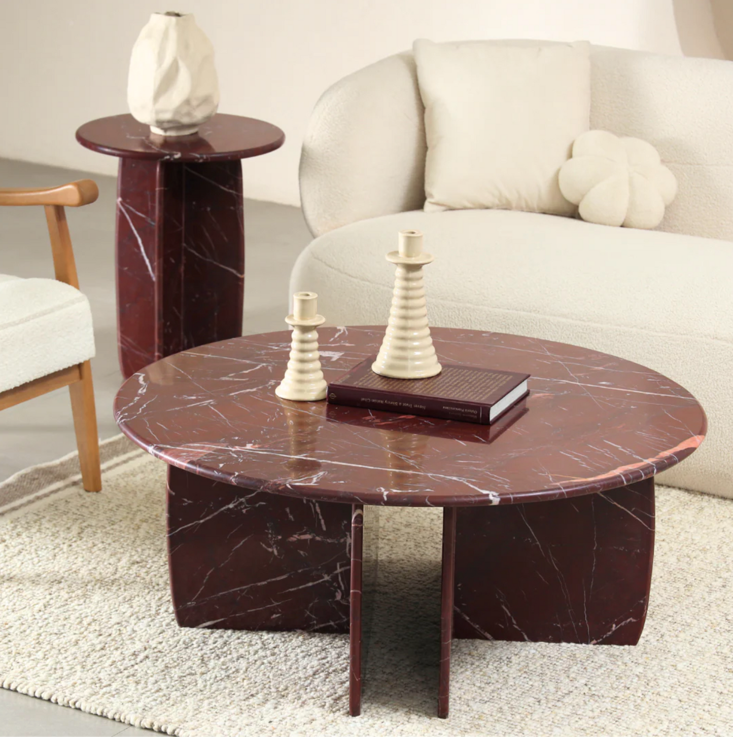 Raio Coffee Table - Rosso