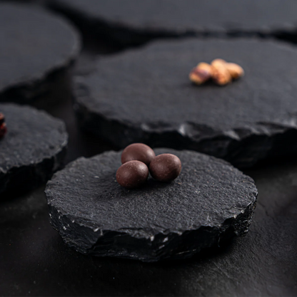 Noir Round Slate Platter