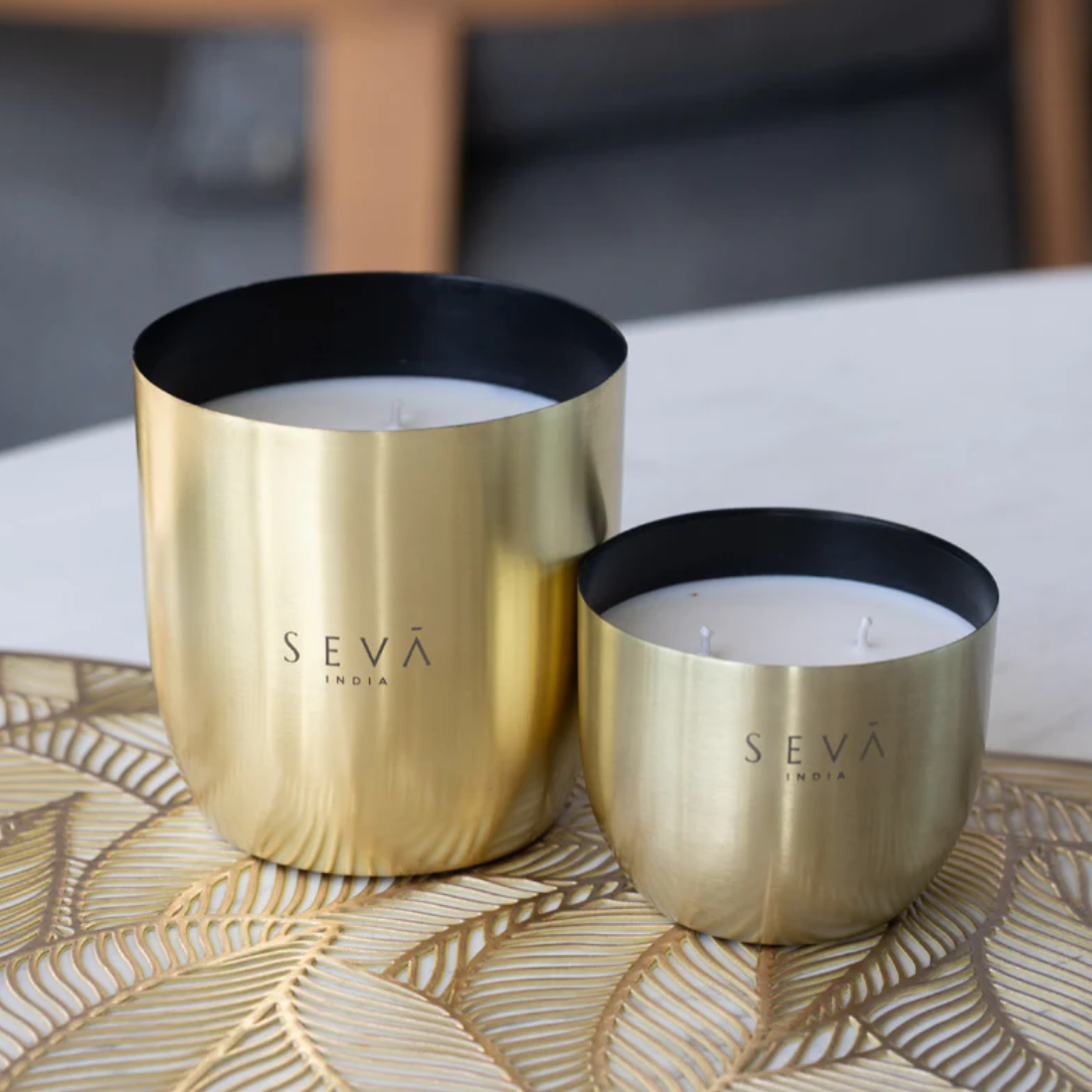 Heirloom Gold Candles Set Of 2 | Spring Kiss