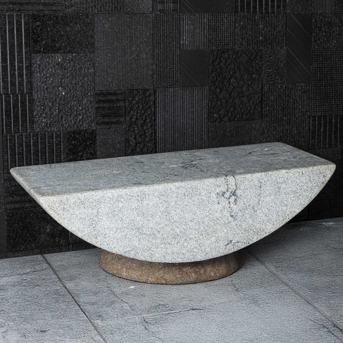 Seesaw Granite Bench