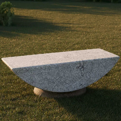 Seesaw Granite Bench