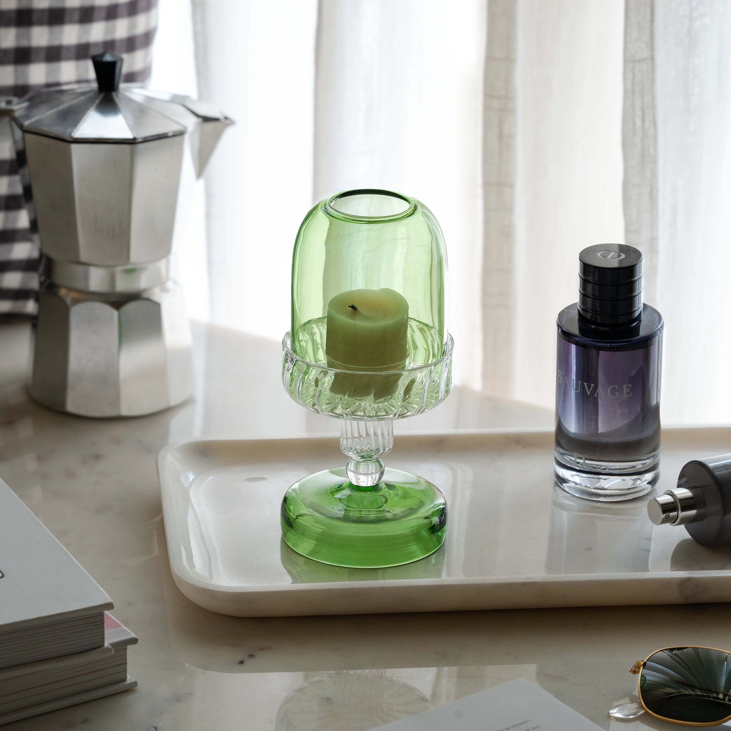 Fairy Lamp Candle Holder | Sage Green