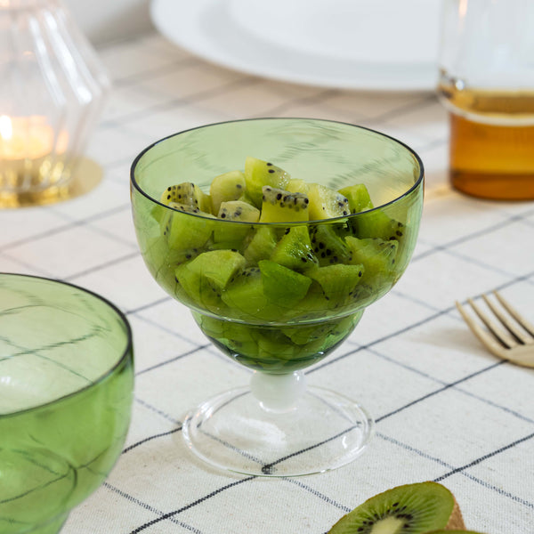 Emerald Goblet Bowl