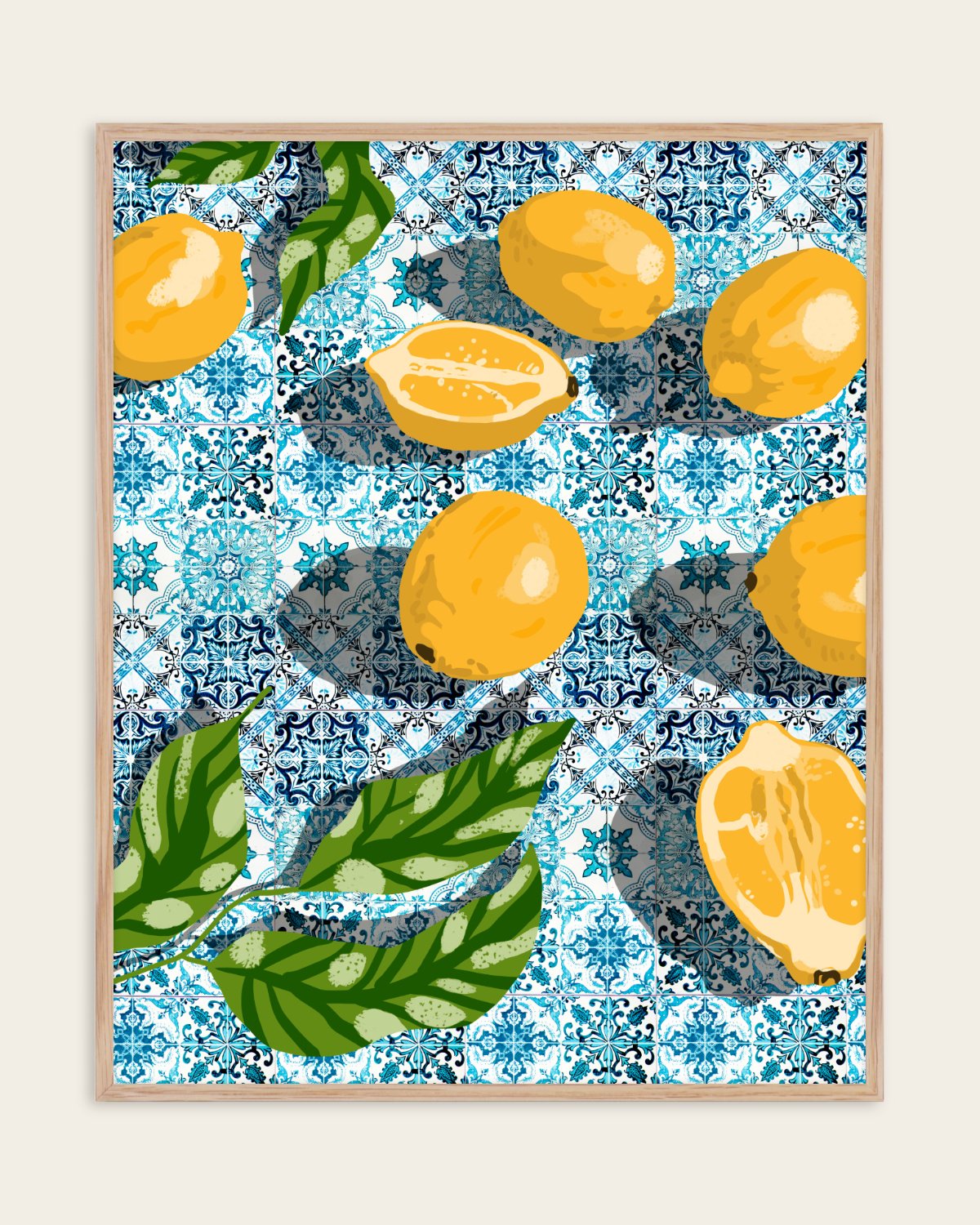 Sweet Morocco & Sour Lemons — Botanical wall art print