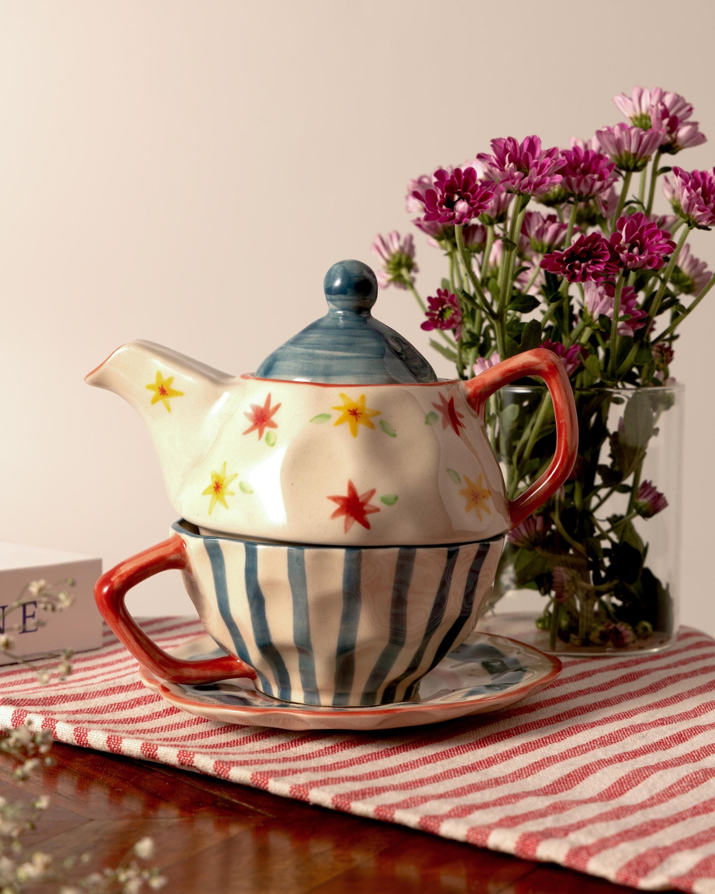 Rangoli-  Tea Set for One