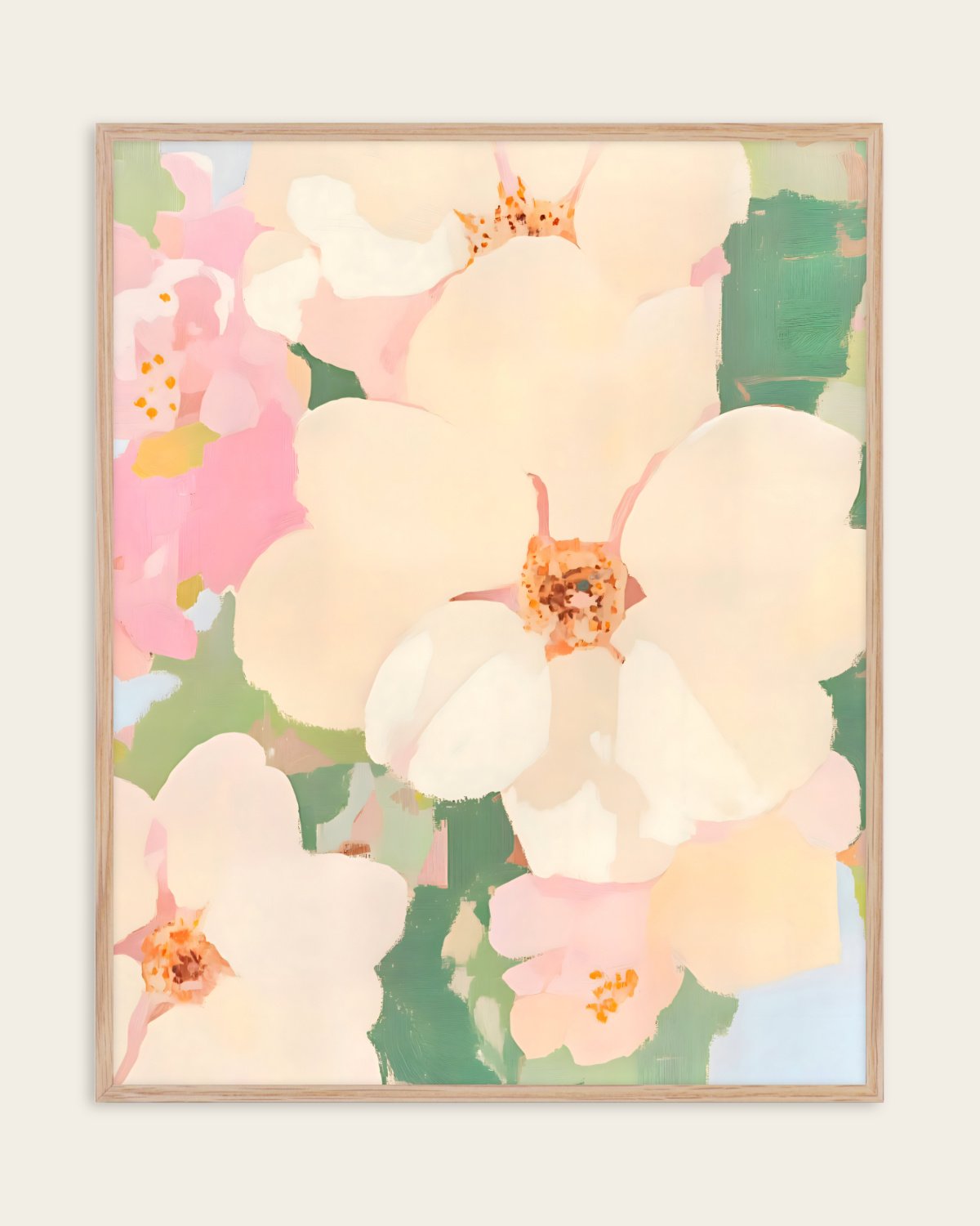 The Softest Blossom — Pastel — Botanical wall art print
