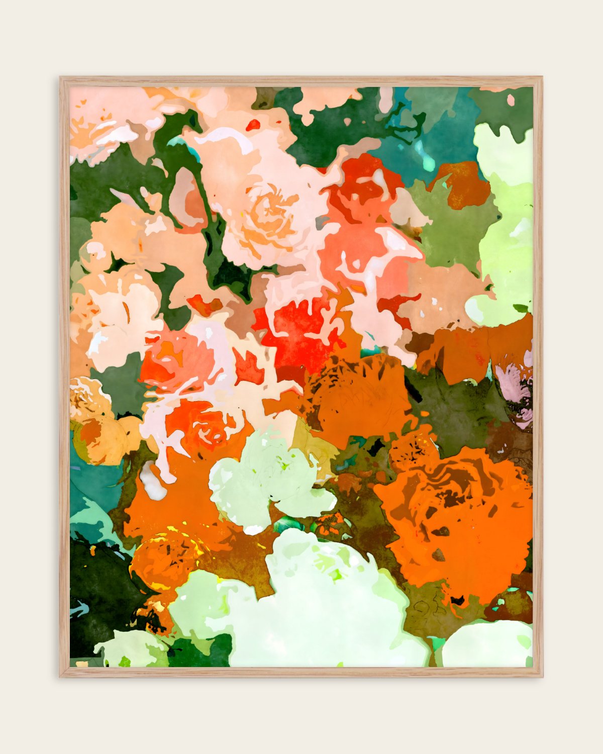 Velvet Floral Watercolor — Watercolor — Botanical wall art print