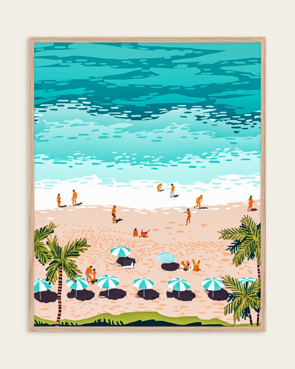 Dream In Colors Borrowed From The Sea — Figurative wall art print