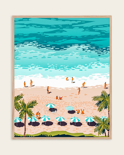 Dream In Colors Borrowed From The Sea — Figurative wall art print