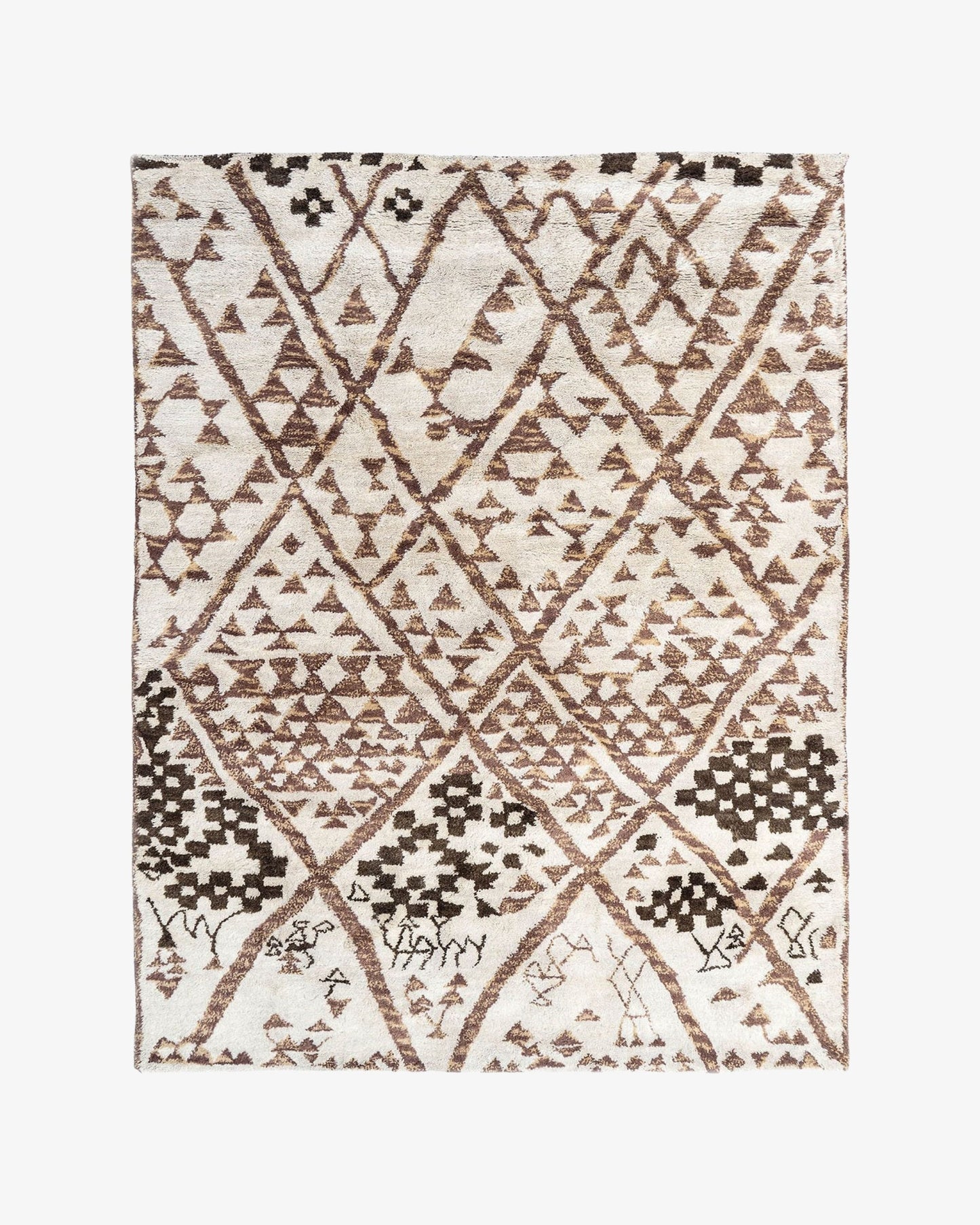 Pearl Fold Wool Rug | Popyuli
