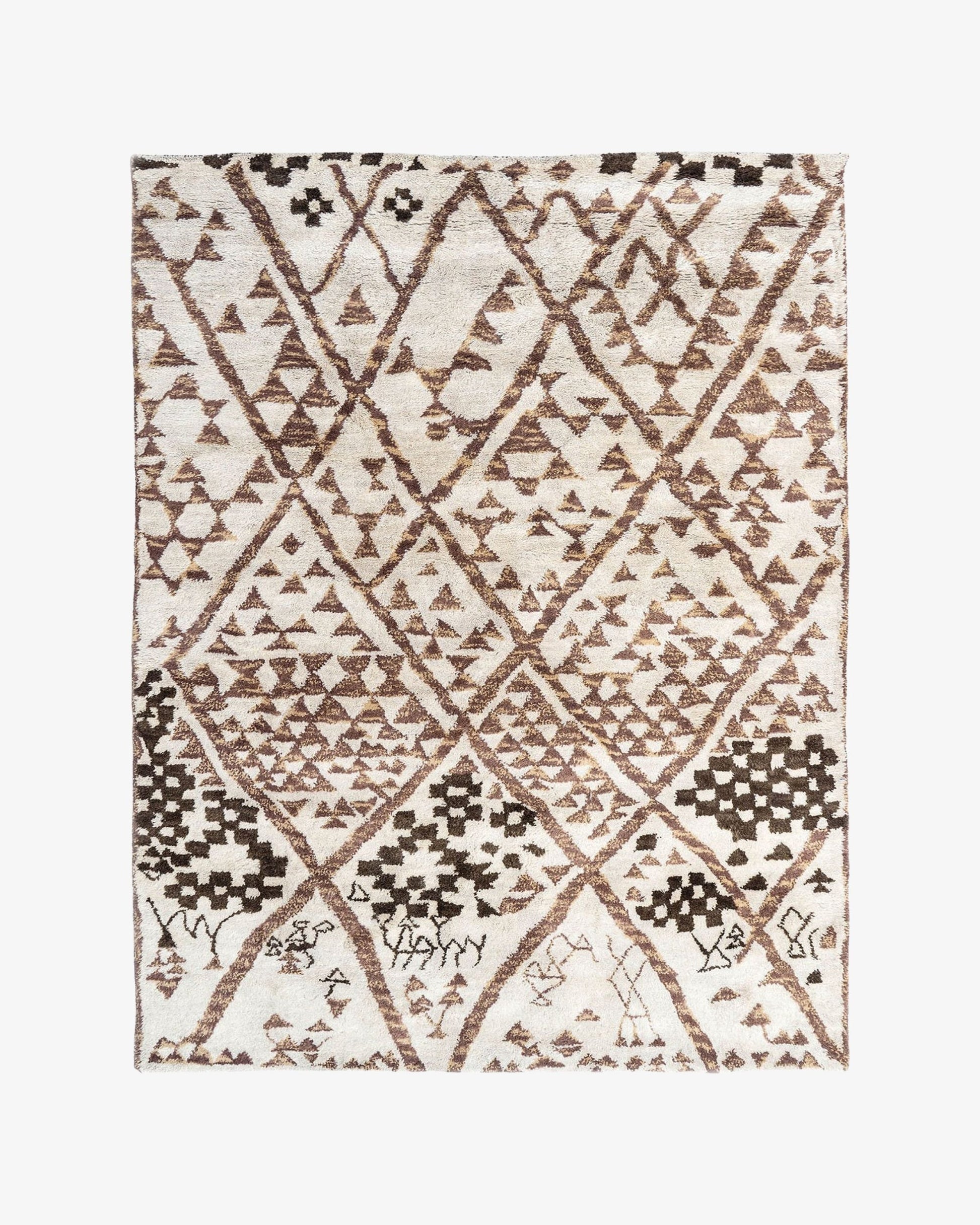 Pearl Fold Wool Rug | Popyuli