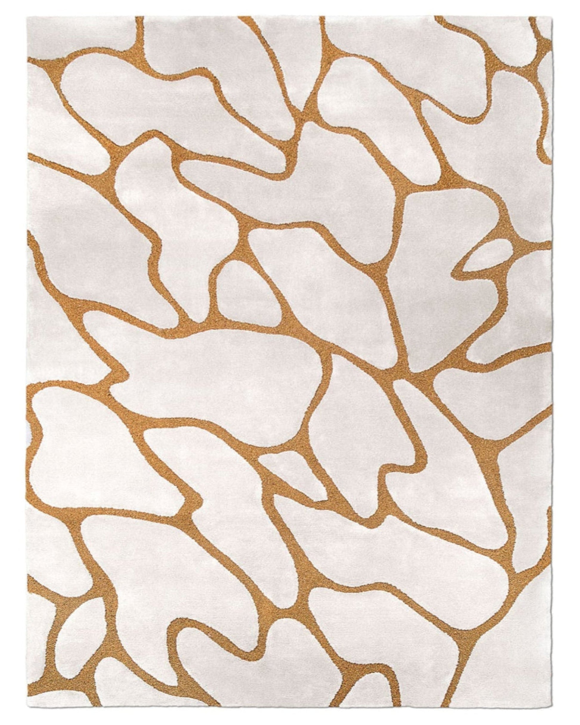 Gold Stream Rug | Popyuli