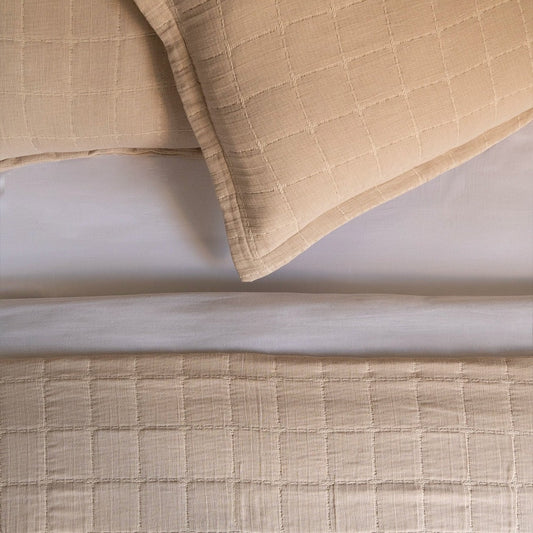 Checkaura Reversible Cotton Bedspread Set