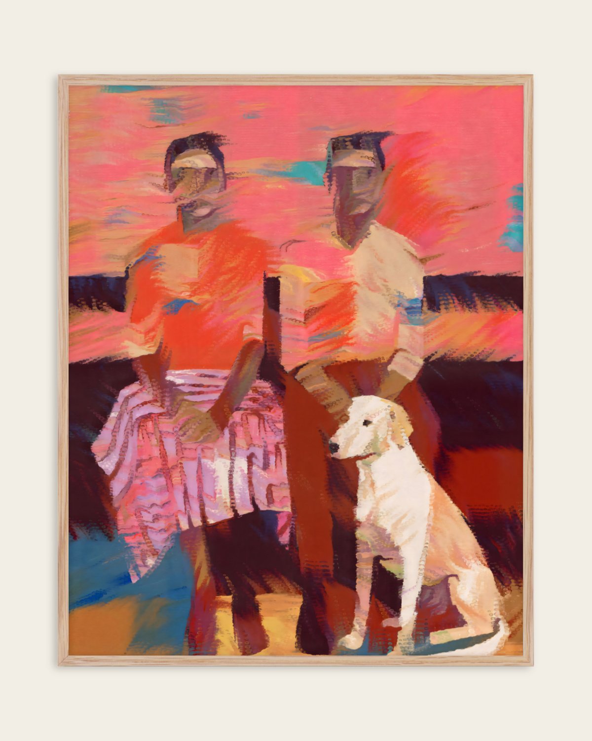 Companions — Painterly — Figurative wall art print